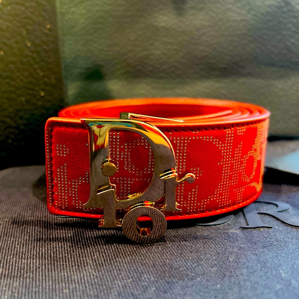 Dior Oblique Galaxy World Tour Belt
